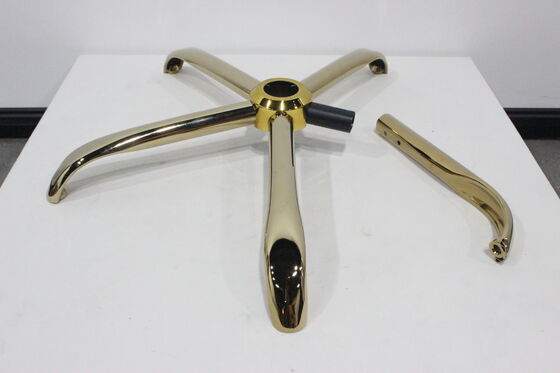 Harga yang pantas 2.55 kilogram besi dilas kantor kursi berputar dasar, 700/640mm emas dilapisi kaki 5 bintang untuk membongkar dan perakitan on line