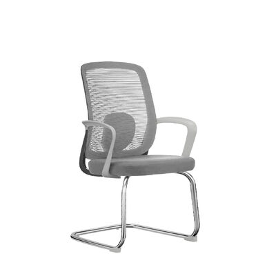 Harga yang pantas Kursi Kantor Ergonomis Putar dengan Kapasitas Beban Maksimal 150kg dan Kain Jaring Bernapas pada Rangka Berbentuk Busur Berlapis Elektroplating on line