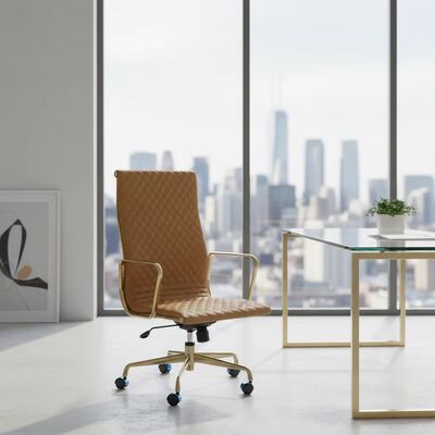 Harga yang pantas Kursi Kantor Putar yang Perlu Dirakit Dilengkapi Sandaran Jaring Bernapas dan Fungsi Putar Halus Ideal untuk Meja Kantor on line